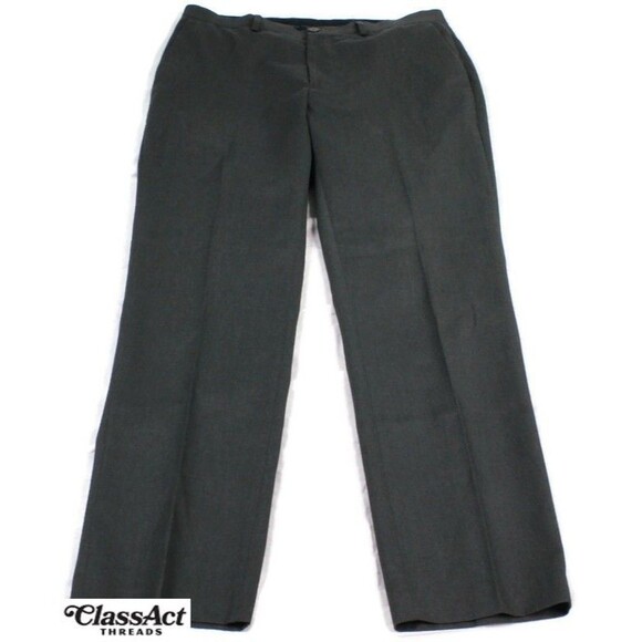 Marc Anthony Other - Marc Anthony Men’s Slim Fit Gray Dress Slacks Pants Flat Fronts 34" X 32"